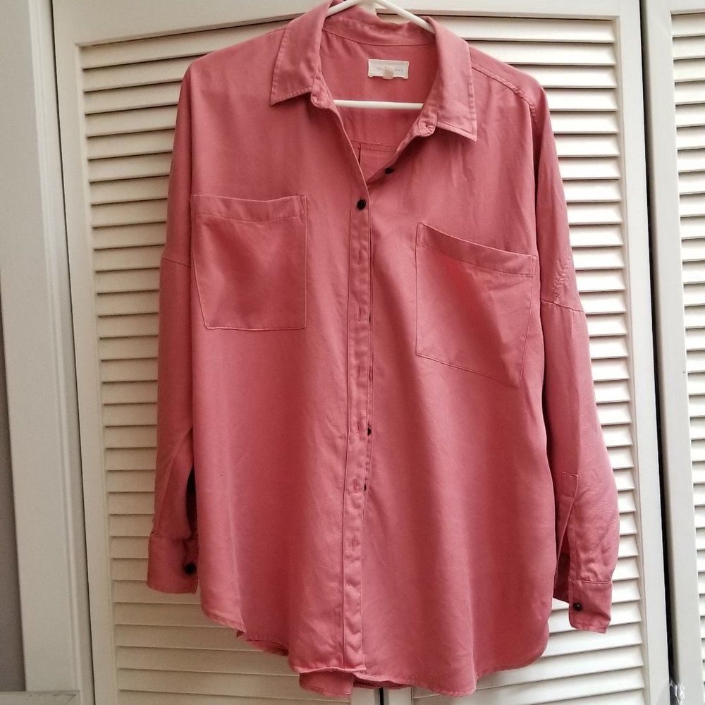 Lou and Grey oversize Tencel blouse - M